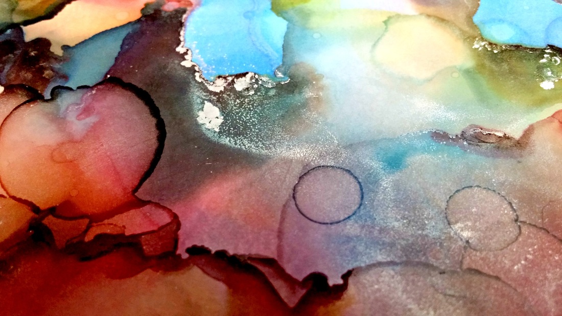 Vibrancy // Inky Goodness Series // detail photo by Jessica Sanders